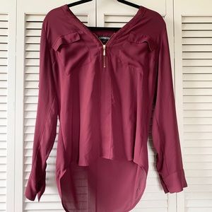 Express Blouse Maroon